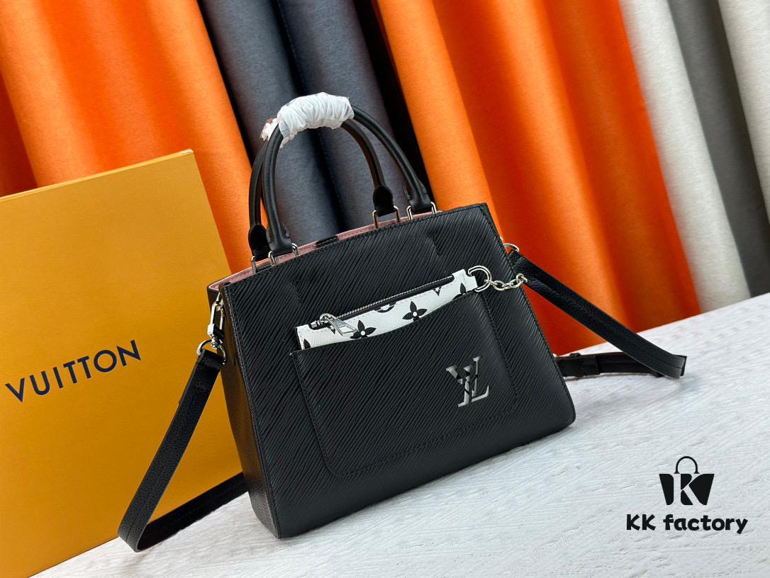 Marelle Tote Bag in Epi Grained Leather