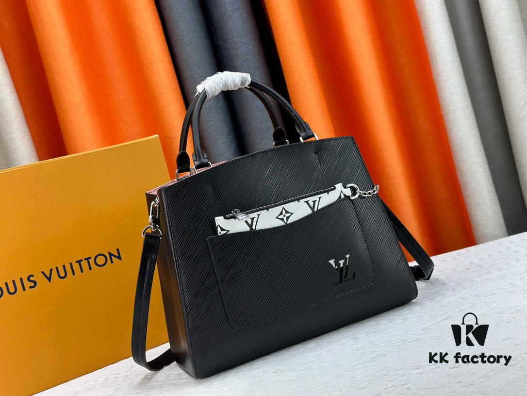 Marelle Tote Bag in Epi Grained Leather