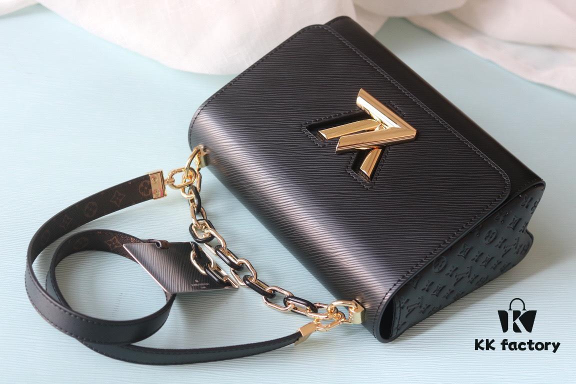 Exclusive Real Shot Top Original Version Slim Twist MM Handbag Model No.: 50507/12736/11879