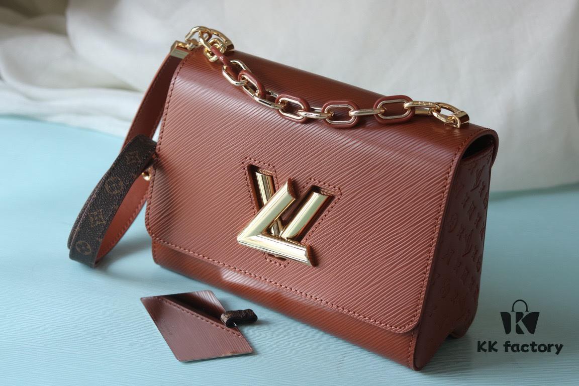 Exclusive Real Shot Top Original Version Slim Classic Twist MM Handbag Model No.: 50507/12736/11879