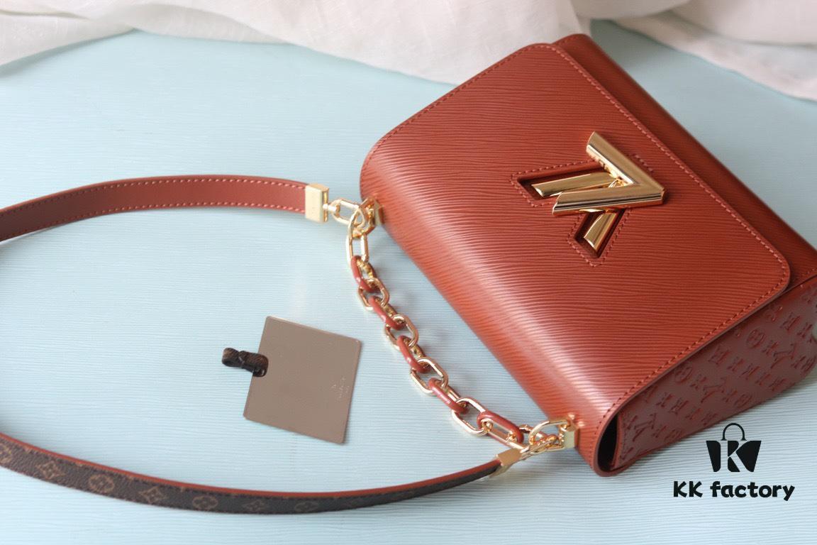 Exclusive Real Shot Top Original Version Slim Classic Twist MM Handbag Model No.: 50507/12736/11879