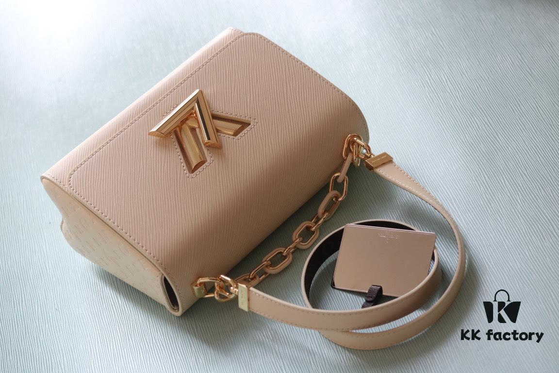 Exclusive Real Shot Top Original Version Slim Twist MM Handbag Model No.: 50507/12736/11879