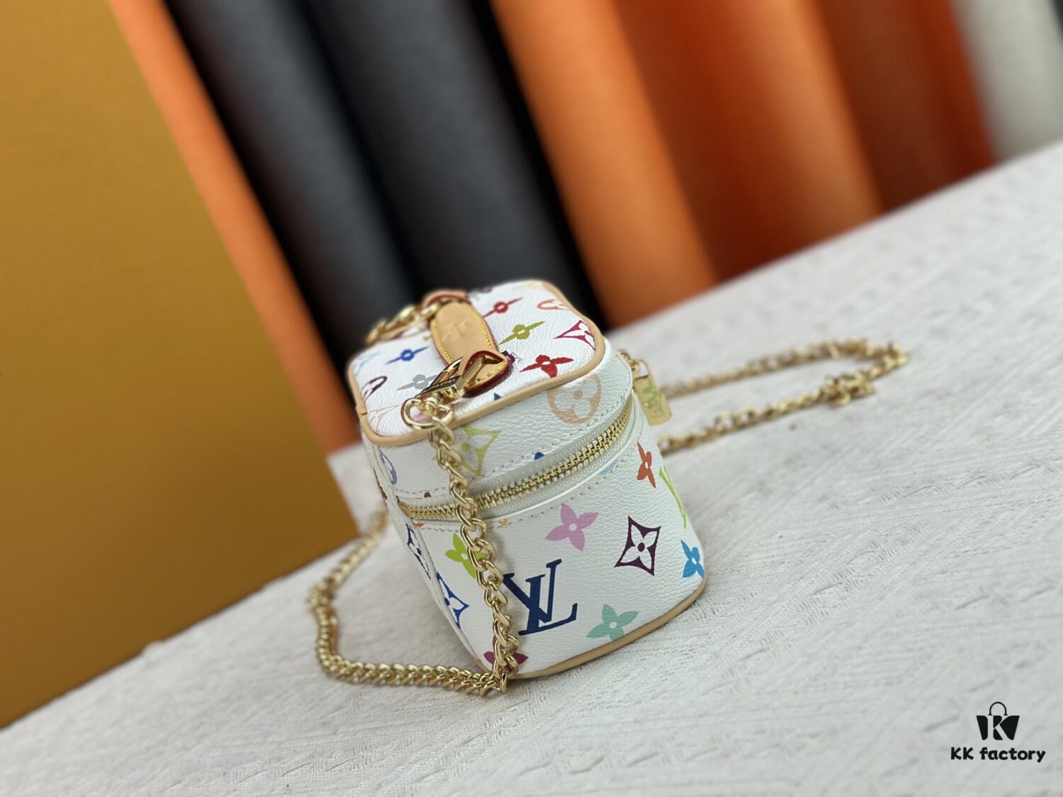 69307c7c6e68136f4d9a7077 Takashi Murakami x LV Nice Mini Nano Pouch in Monogram Multicolor