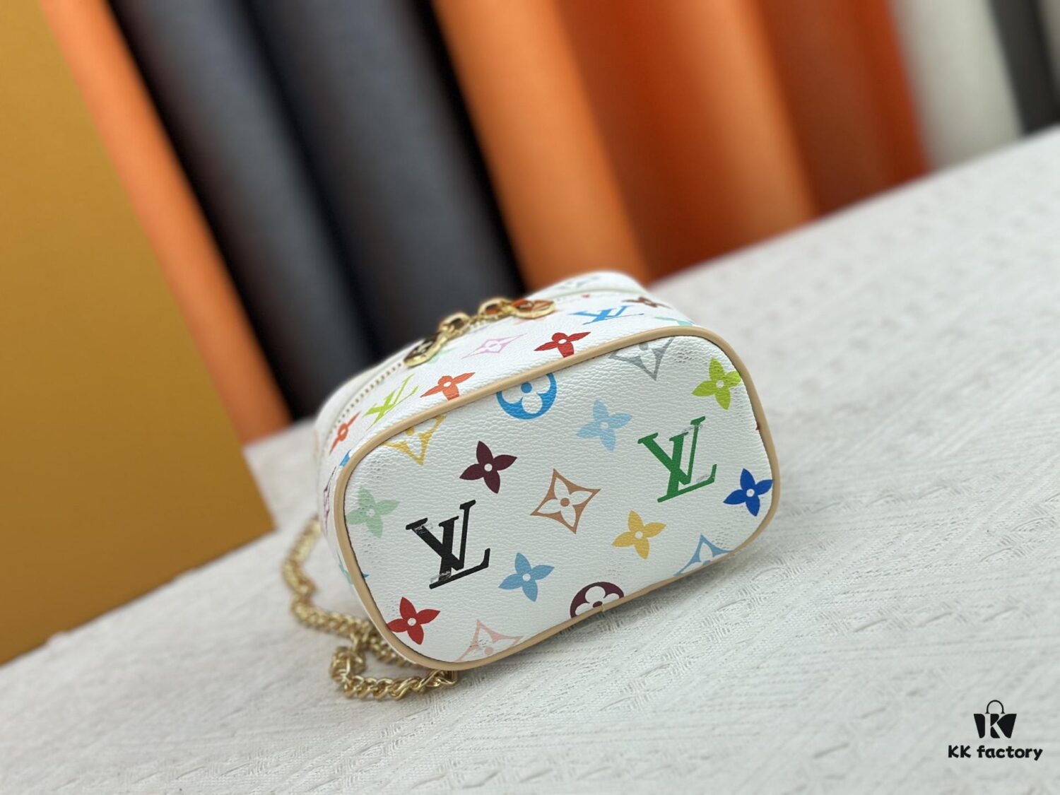 69307c7d6e68136f4d9a707c Takashi Murakami x LV Nice Mini Nano Pouch in Monogram Multicolor