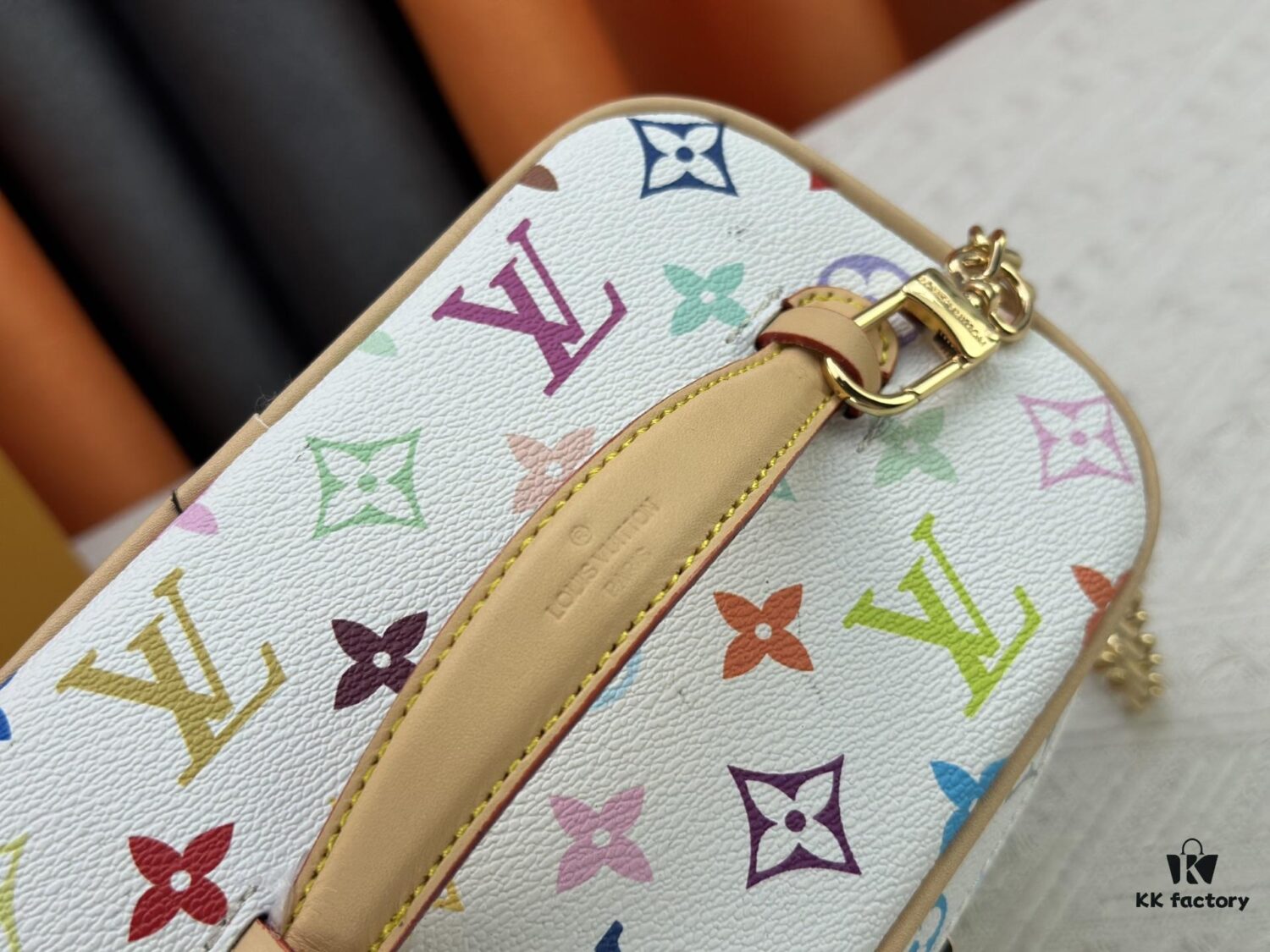 69307c8b6e68136f4d9a7092 Takashi Murakami x LV Nice Mini Nano Pouch in Monogram Multicolor