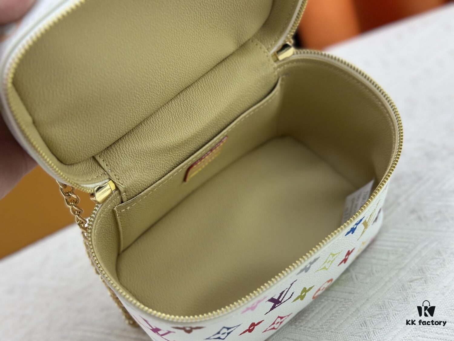 69307c8e6e68136f4d9a7094 Takashi Murakami x LV Nice Mini Nano Pouch in Monogram Multicolor