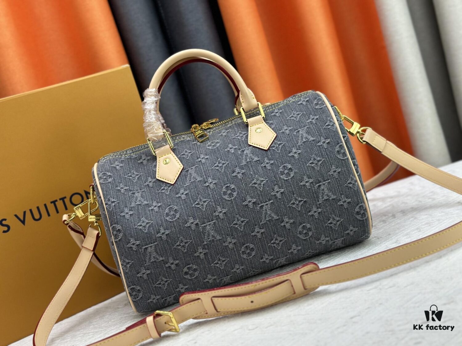 M13443 M40391 Denim Jeans Louis Vuitton x Takashi Murakami Cherry Monogram Bag