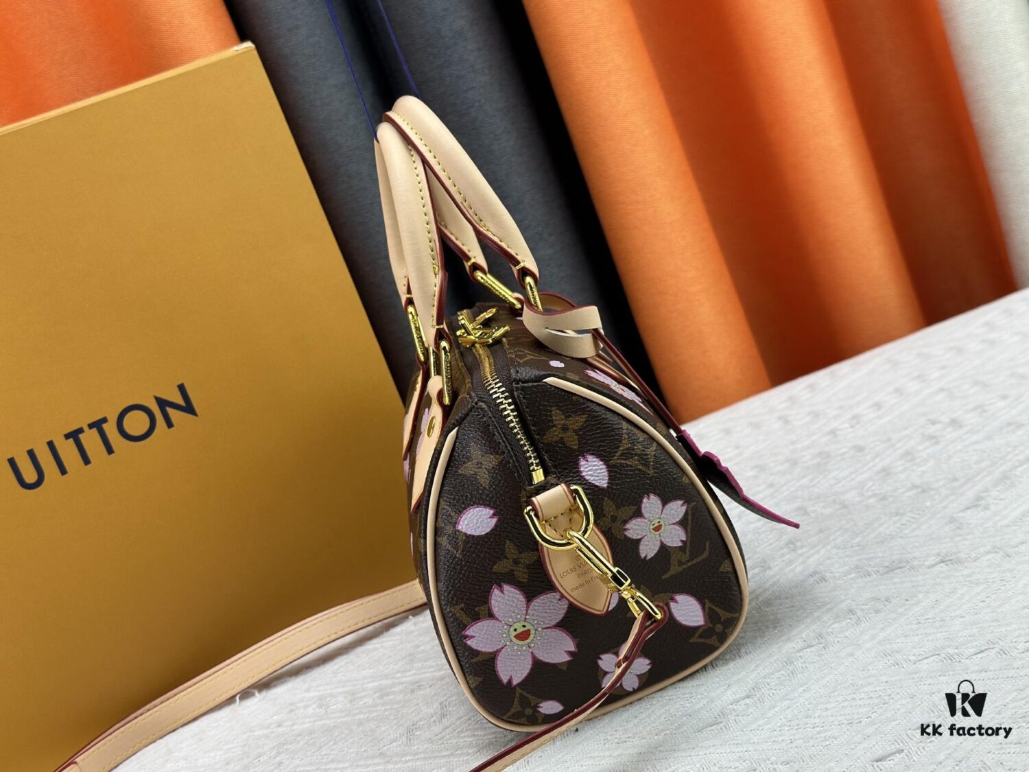 Upgraded Original M13805 M13257 M40390 M46234 LV x Murakami Collaboration Cherry Blossom 🌸 Nano Speedy Bag