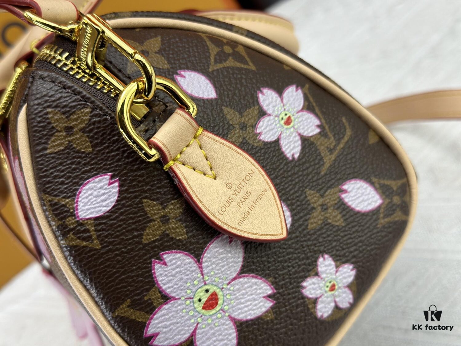 Upgraded Original M13805 M13257 M40390 M46234 LV x Murakami Collaboration Cherry Blossom 🌸 Nano Speedy Bag