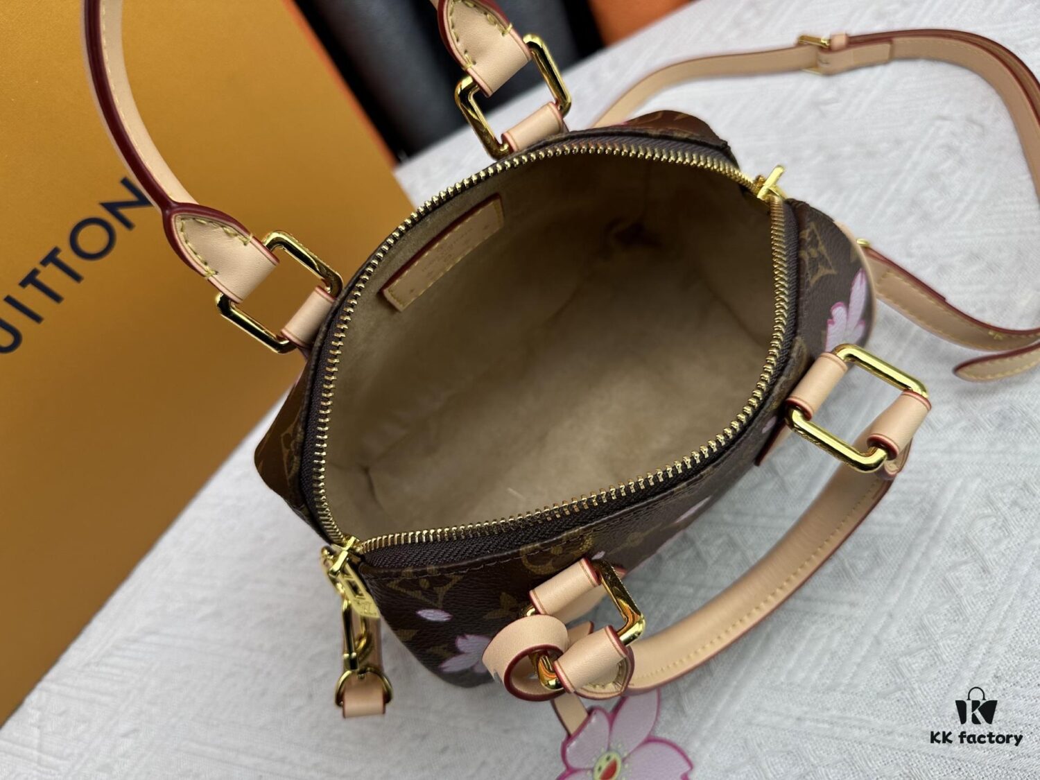 Upgraded Original M13805 M13257 M40390 M46234 LV x Murakami Collaboration Cherry Blossom 🌸 Nano Speedy Bag