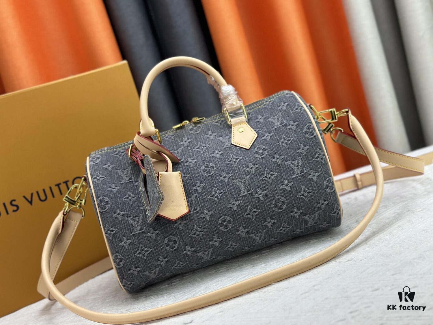 M13443 M40391 Denim Jeans Louis Vuitton x Takashi Murakami Cherry Monogram Bag