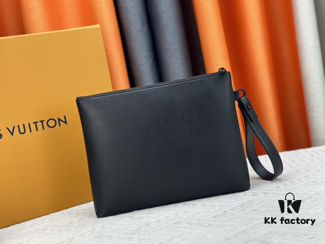 iPad Pouch Designed for New Tablets, Crafted in LV Aerogram Leather