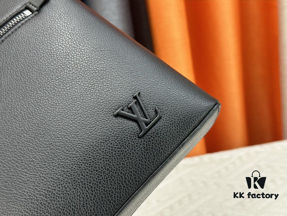 iPad Pouch Designed for New Tablets, Crafted in LV Aerogram Leather