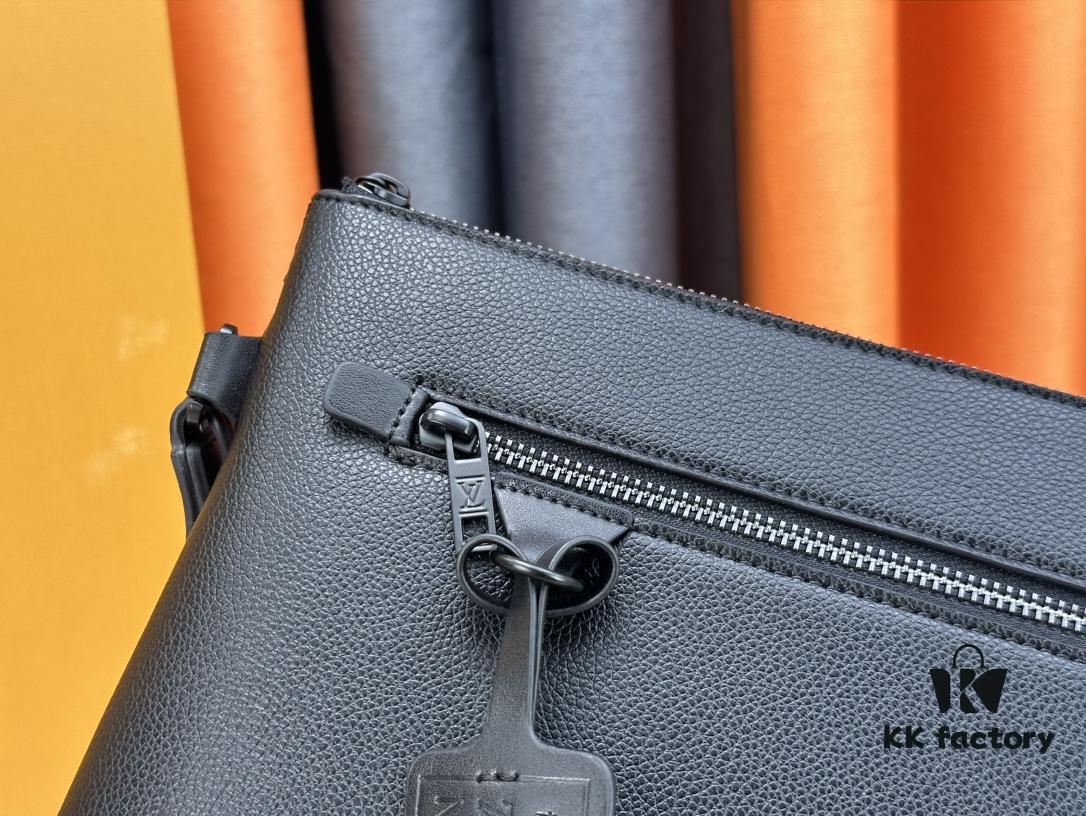 iPad Pouch Designed for New Tablets, Crafted in LV Aerogram Leather