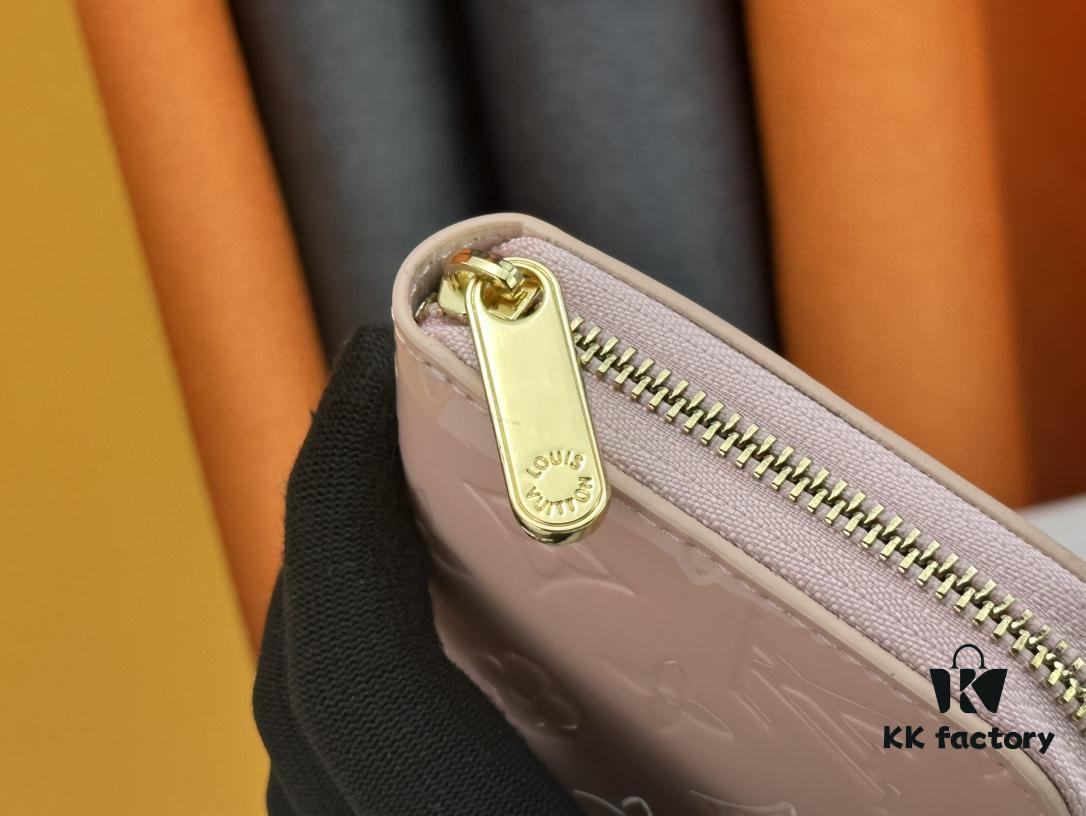 LV Zippy Wallet in Embossed Calfskin with Smooth Leather Trim