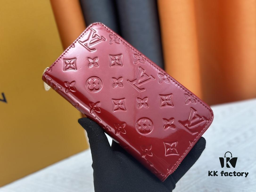 LV Zippy Zip-Around Wallet in Embossed Calfskin with Smooth Leather Trim