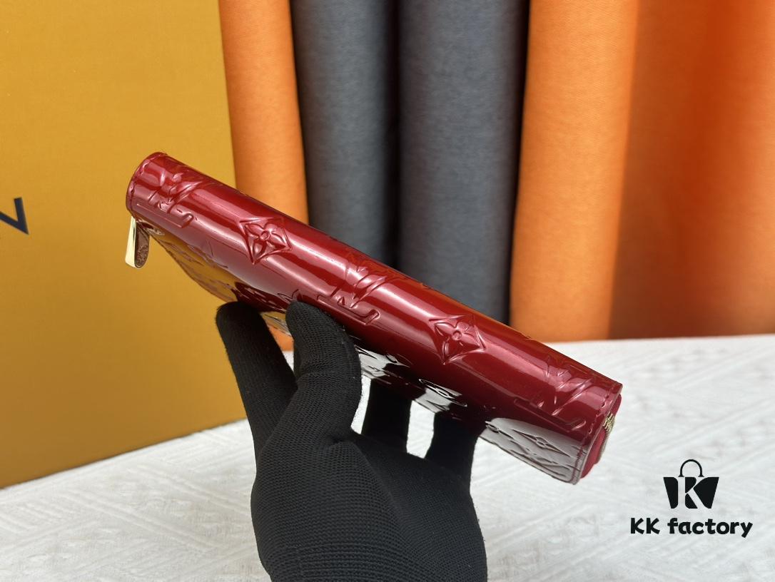 LV Zippy Zip-Around Wallet in Embossed Calfskin with Smooth Leather Trim