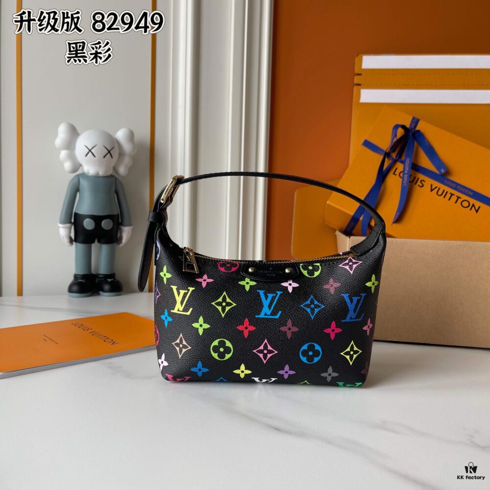 Upgraded Version [Official Latest Model] (Authentic Photos, Accurate Match) M82949 LV x Takashi Murakami Co-Branded Nano Speedy Bag