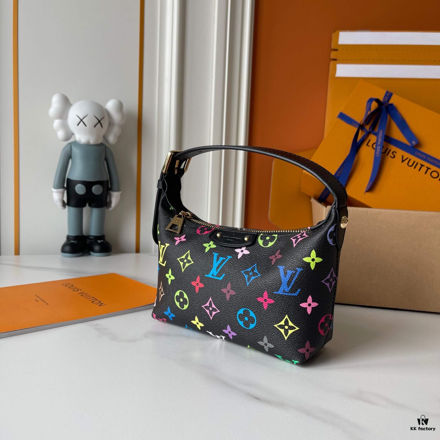 Upgraded Version [Official Latest Model] (Authentic Photos, Accurate Match) M82949 LV x Takashi Murakami Co-Branded Nano Speedy Bag