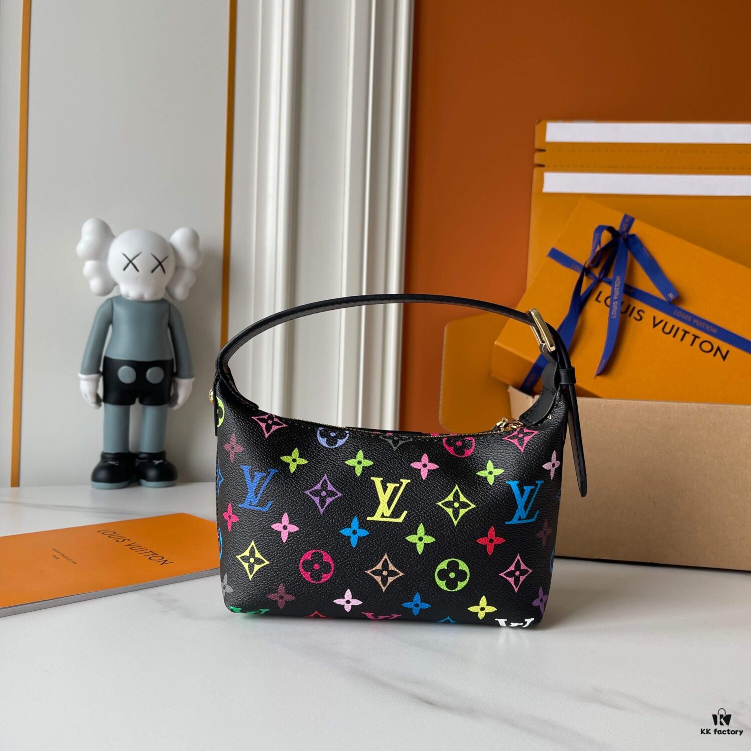 Upgraded Version [Official Latest Model] (Authentic Photos, Accurate Match) M82949 LV x Takashi Murakami Co-Branded Nano Speedy Bag