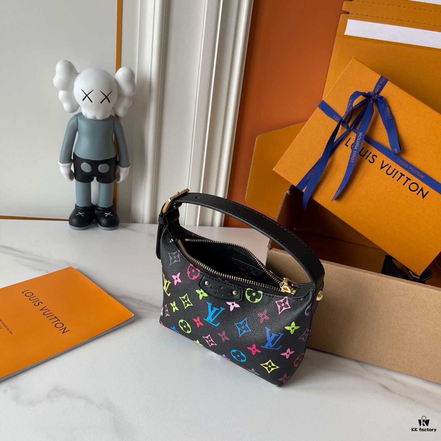 Upgraded Version [Official Latest Model] (Authentic Photos, Accurate Match) M82949 LV x Takashi Murakami Co-Branded Nano Speedy Bag