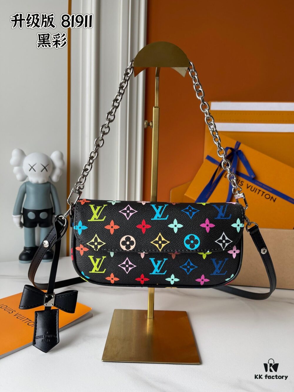 Upgraded Version [Official Latest Model] (Real Photos, Authentic Match) M12778-81911-82110-81992-12778-11299 LV Takashi Murakami Collaboration Nano Speedy Handbag