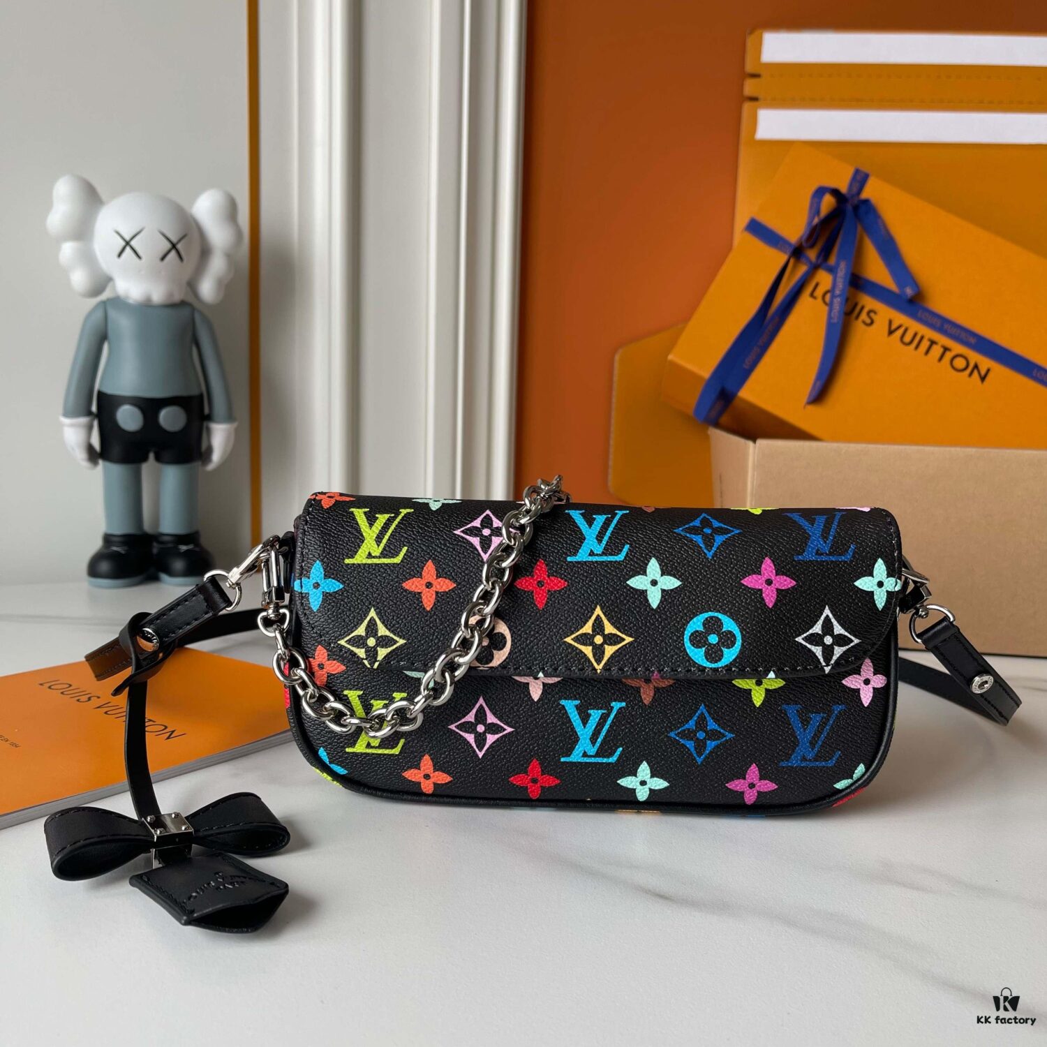 Upgraded Version [Official Latest Model] (Real Photos, Authentic Match) M12778-81911-82110-81992-12778-11299 LV Takashi Murakami Collaboration Nano Speedy Handbag