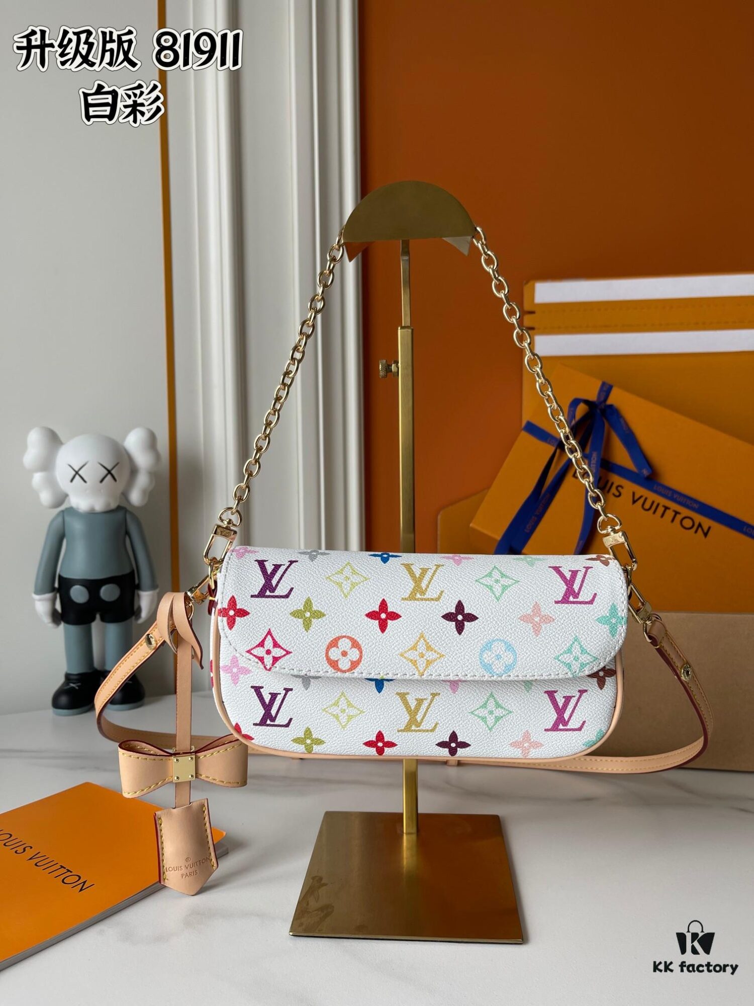 Upgraded Version [Official Latest Model] (Real Photos, Authentic Match) M12778-81911-82110-81992-12778-11299 LV Takashi Murakami Collaboration Nano Speedy Handbag