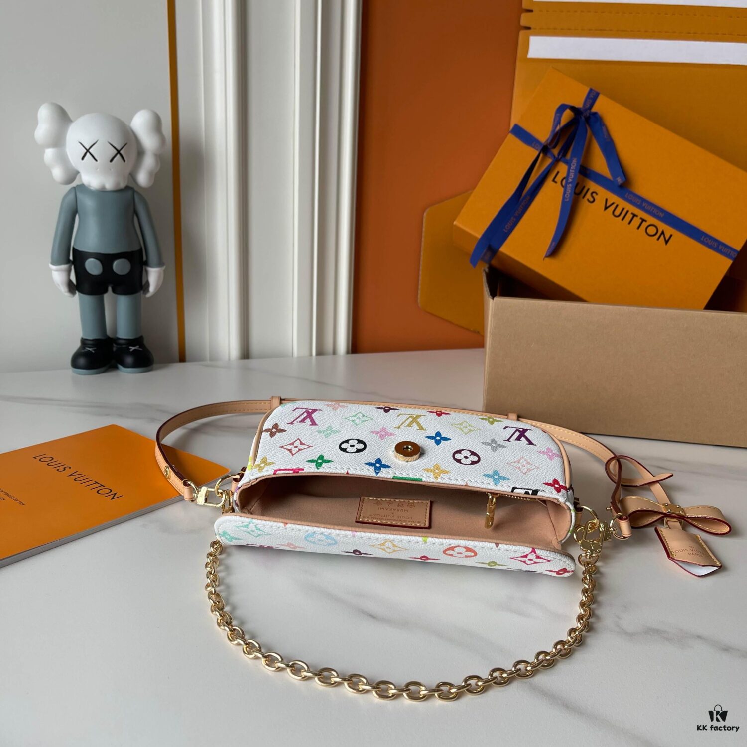 Upgraded Version [Official Latest Model] (Real Photos, Authentic Match) M12778-81911-82110-81992-12778-11299 LV Takashi Murakami Collaboration Nano Speedy Handbag