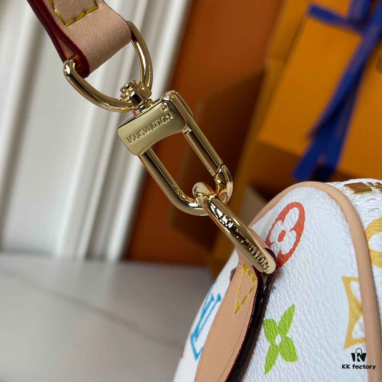 Upgraded Version 200 (Actual Photos, Authentic Match) M13805-M13085-M13257 LV x Murakami Takashi Collaboration Nano Speedy Bag