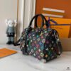 Upgraded Version 200 (Actual Photos, Authentic Match) M13805-M13085-M13257 LV Takashi Murakami Co-Branded Nano Speedy Handbag