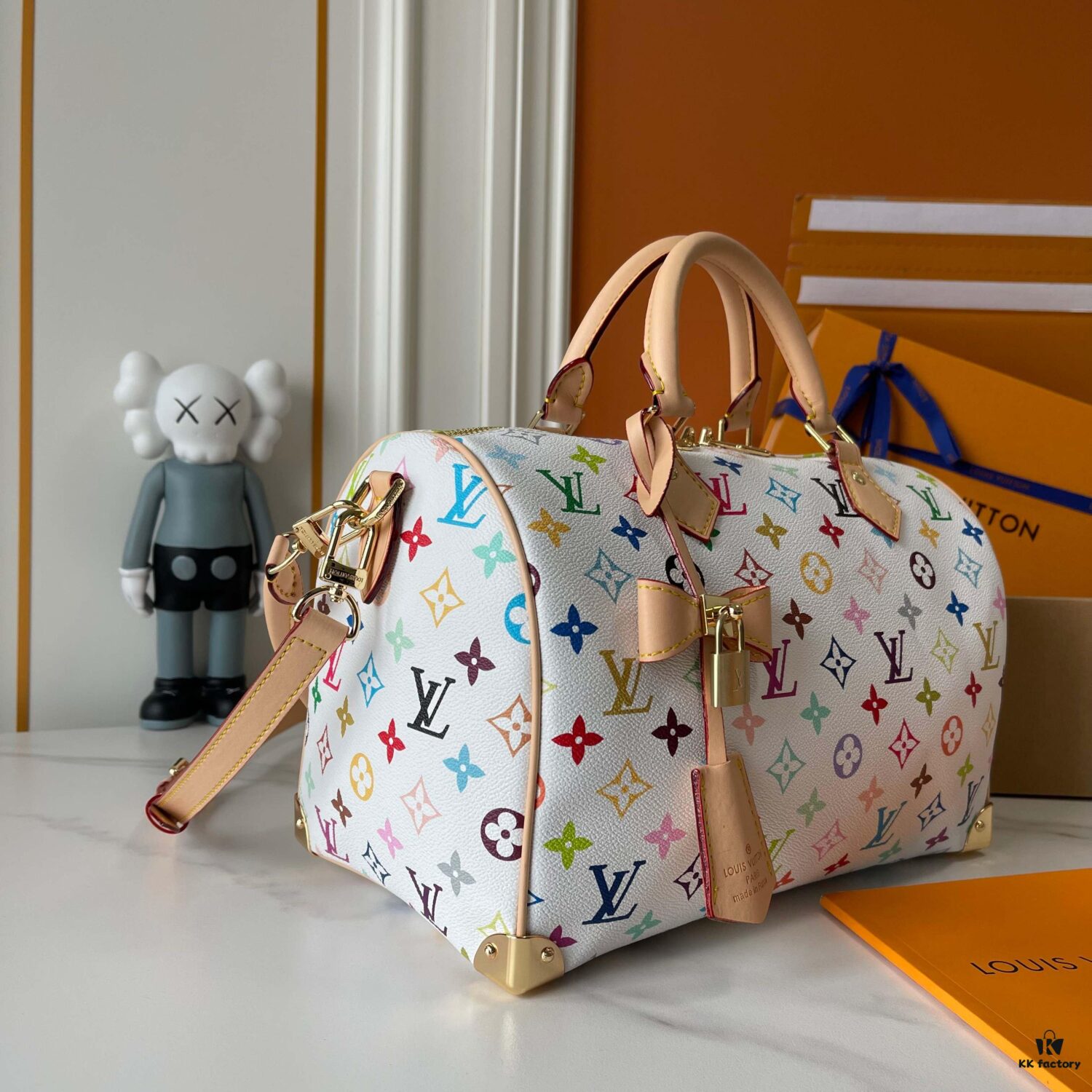 Upgraded Version (Authentic Photos, Accurate Reproduction) M13805-M13085-M13257 M13806 40391 40390 LV x Takashi Murakami Collaboration Nano Speedy Bag