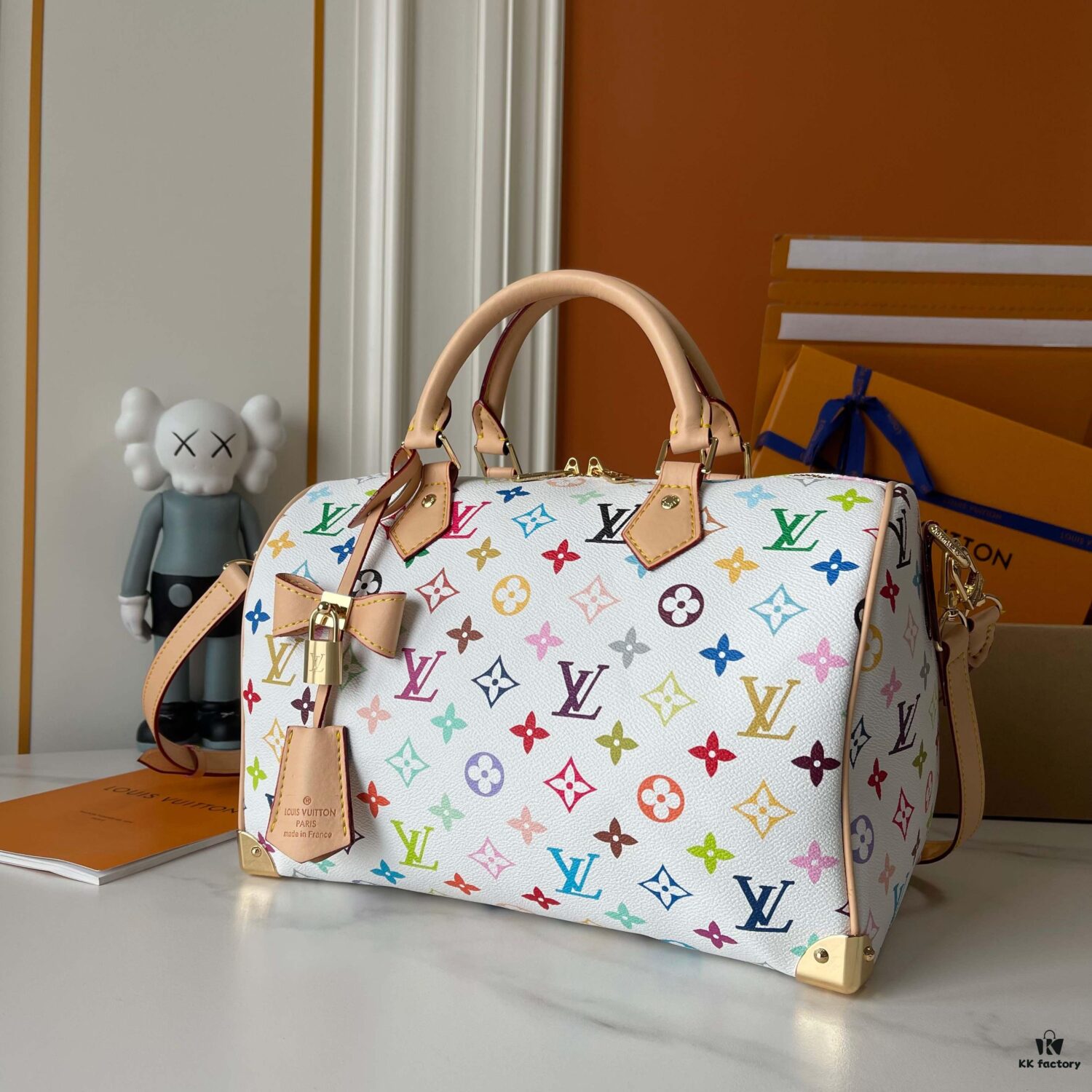 Upgraded Version (Authentic Photos, Accurate Reproduction) M13805-M13085-M13257 M13806 40391 40390 LV x Takashi Murakami Collaboration Nano Speedy Bag