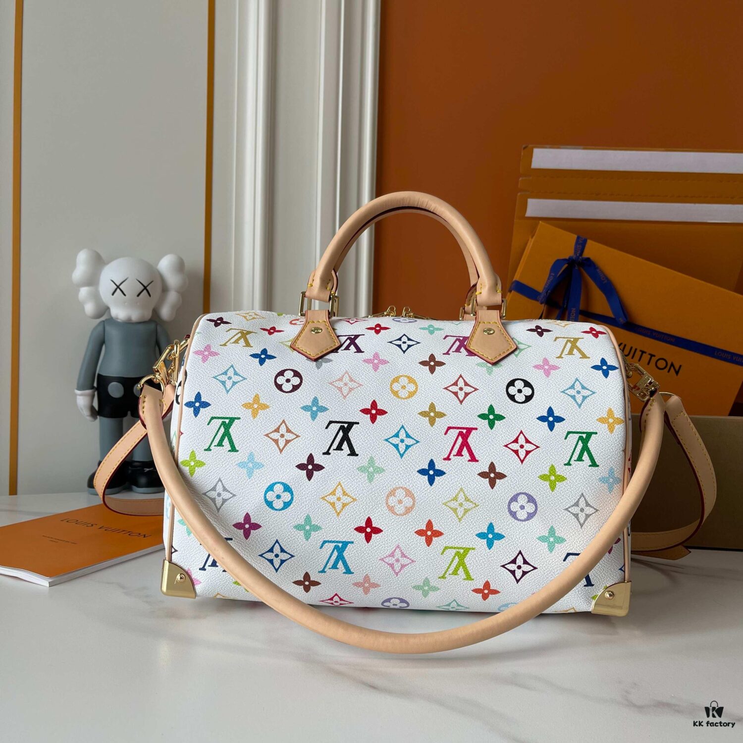 Upgraded Version (Authentic Photos, Accurate Reproduction) M13805-M13085-M13257 M13806 40391 40390 LV x Takashi Murakami Collaboration Nano Speedy Bag