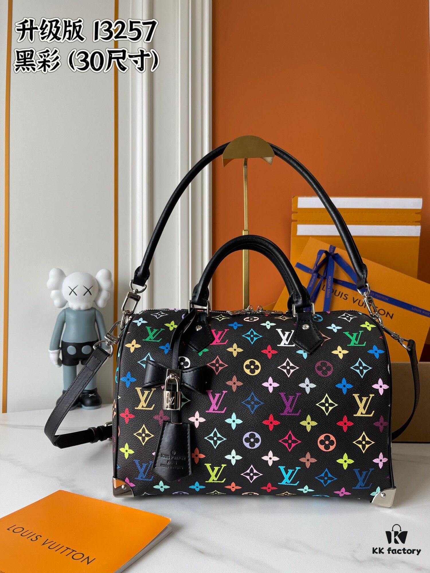 Upgraded Version (Authentic Photos, Faithful Reproduction) M13805-M13085-M13257 M13806 40391 40390 LV x Murakami Takashi Collaboration Nano Speedy Bag