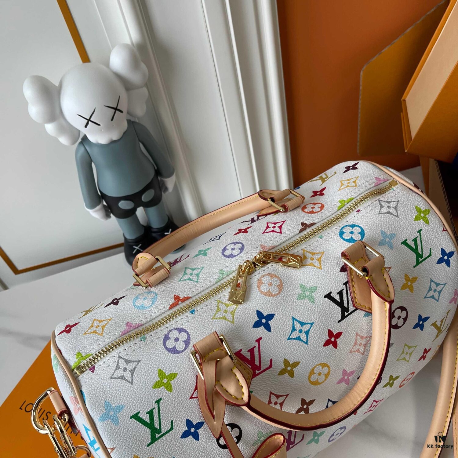 Upgraded Version (Authentic Photos, Accurate Reproduction) M13805-M13085-M13257 M13806 40391 40390 LV x Takashi Murakami Collaboration Nano Speedy Bag