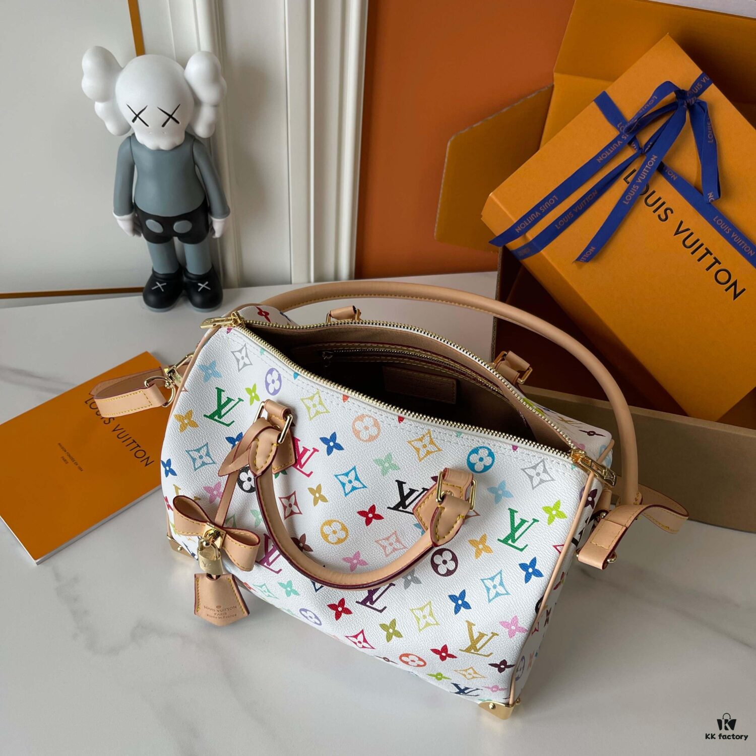 Upgraded Version (Authentic Photos, Accurate Reproduction) M13805-M13085-M13257 M13806 40391 40390 LV x Takashi Murakami Collaboration Nano Speedy Bag