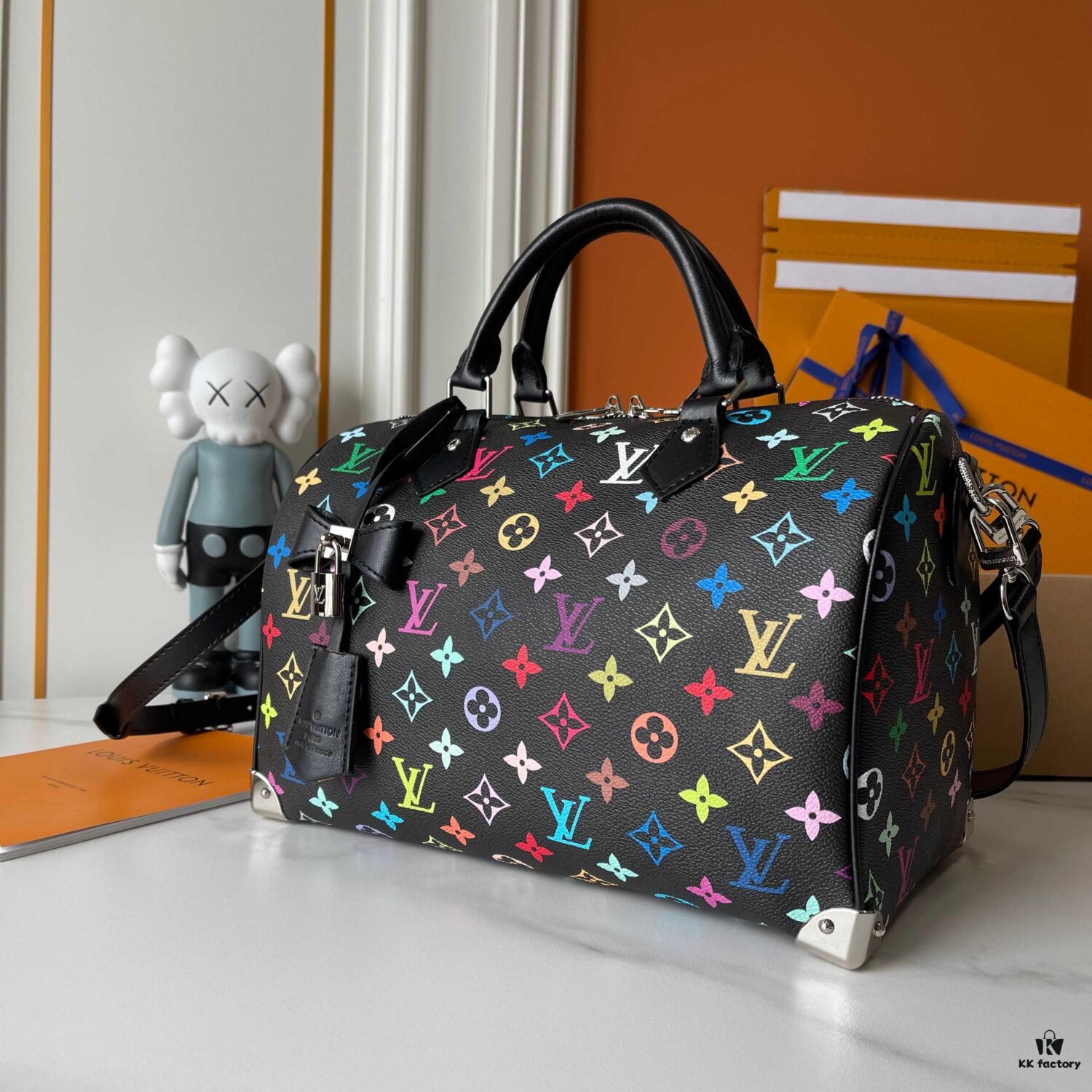 Upgraded Version (Authentic Photos, Faithful Reproduction) M13805-M13085-M13257 M13806 40391 40390 LV x Murakami Takashi Collaboration Nano Speedy Bag