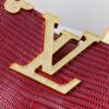 Top-Grade Original Guangzhou Stock M12297 Burgundy Lizard Skin with Gold Diamond Crown ▲ This Capucines BB Bag Exquisitely Combines Luxurious Lizard Exterior, Soft Lamb Leather Lining, and Lustrous Metallic Hardware