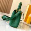 Top Quality Original Guangzhou Stock M12296 Green Lizard Skin with Golden Diamond Crown 🔺 This Capucines Mini Bag Features Luxurious Lizard Leather Over Soft Lambskin Lining, Accented with Brilliant Metallic Hardware