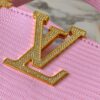 Top Quality Original Guangzhou M12296 Pink Lizard Leather Combined with Golden Diamond Crown 🔺 Capucines Mini Bag