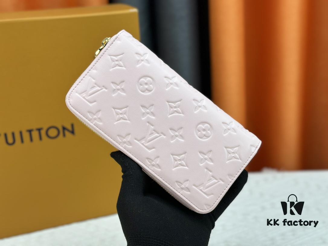 Wallet M 81510 in embossed Monogram lambskin with padded finish