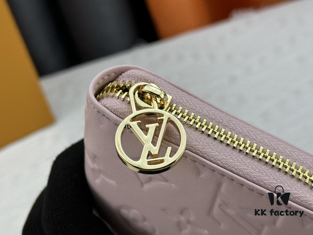 Wallet M 81510 in embossed Monogram lambskin with padded finish