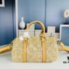 New Arrival LV Straw Keepall Pillow Bag