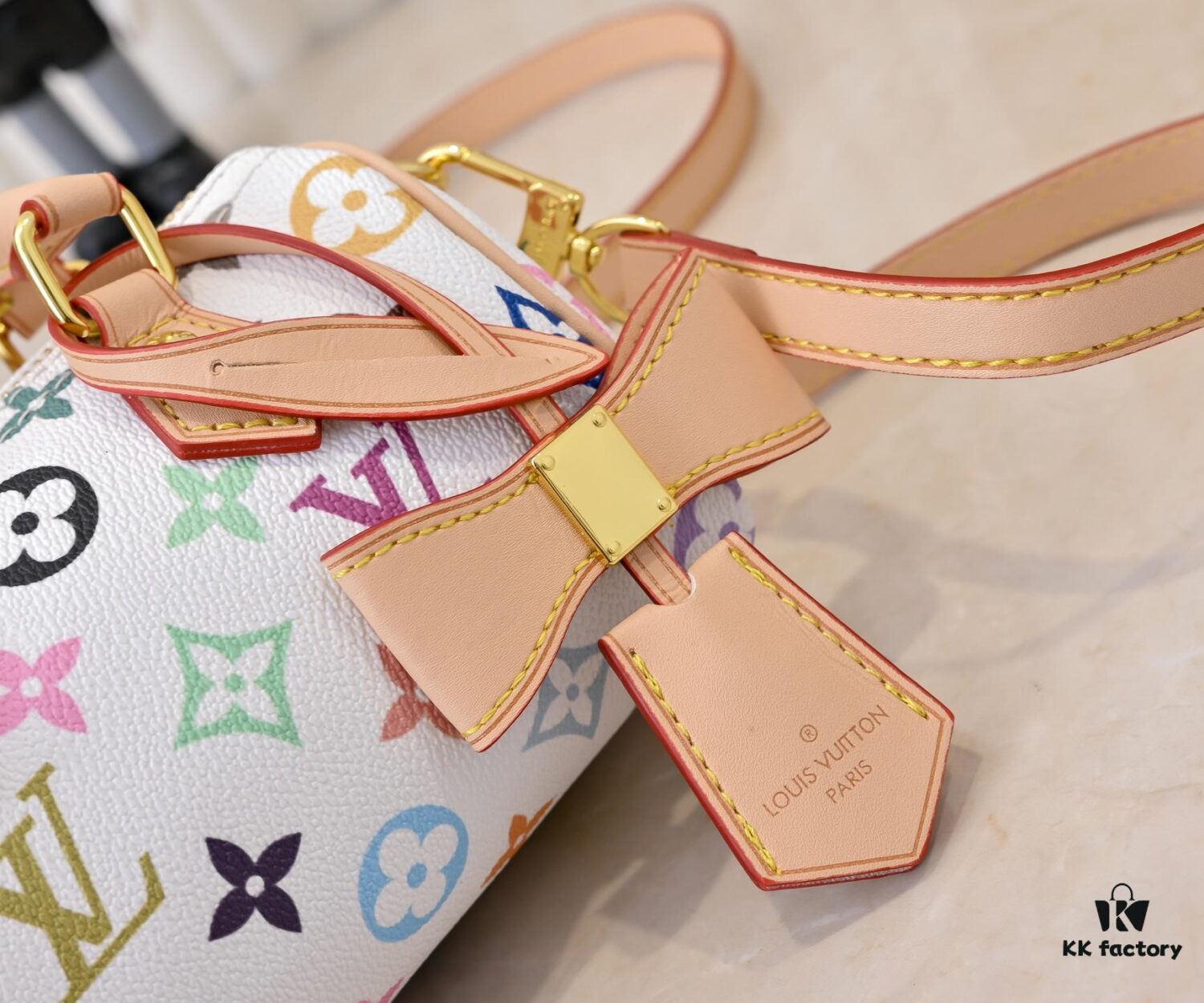 Upgraded Version 140 M13406 M13391 (Authentic Photos, Accurate Match) M81085 New Denim Louis Vuitton x Murakami Collaboration NANOSPEEDY Bag