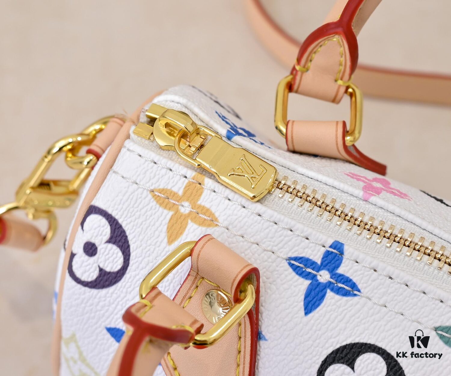 Upgraded Version 140 M13406 M13391 (Authentic Photos, Accurate Match) M81085 New Denim Louis Vuitton x Murakami Collaboration NANOSPEEDY Bag