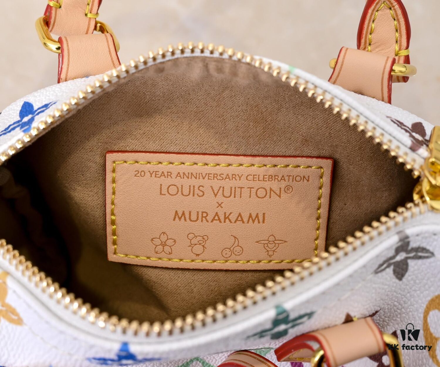 Upgraded Version 140 M13406 M13391 (Authentic Photos, Accurate Match) M81085 New Denim Louis Vuitton x Murakami Collaboration NANOSPEEDY Bag