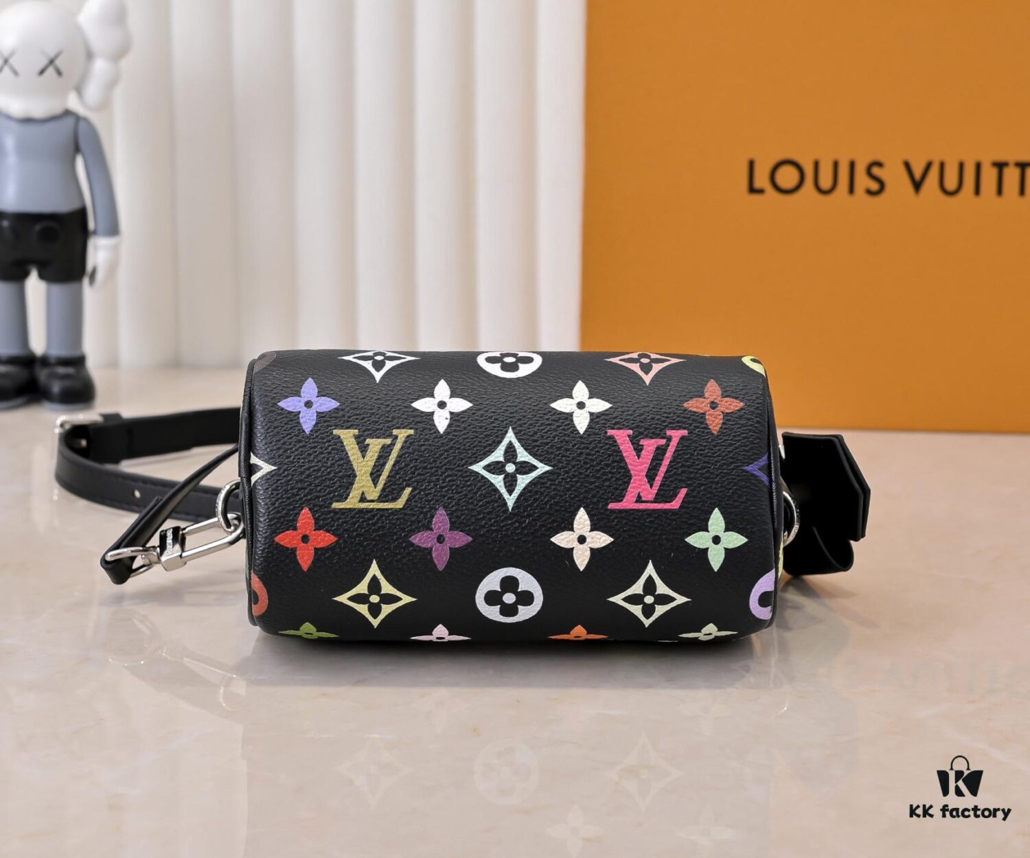 Upgraded Version 140 M13406 M13391 (Authentic Photos, Accurate Match) M81085 New Denim Louis Vuitton × Murakami Collaboration Nano Speedy Bag