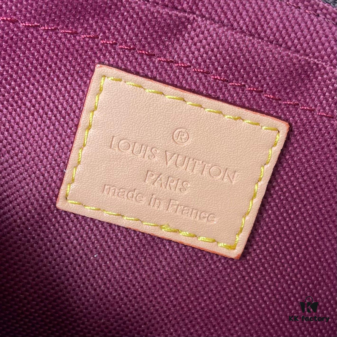 Upgraded Version 170 Original Development, Full Steel Hardware 👏👏 Vibe Handbag Inspired by the 2003 Viva-cité Bag, Compact Monogram Canvas Design