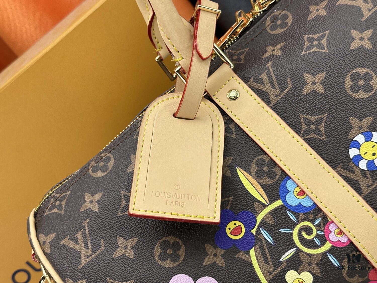 Double-Sided Yellow Leather New Arrival M14182 M41416 LV2025 Spring/Summer x Takashi Murakami Collaboration Edition